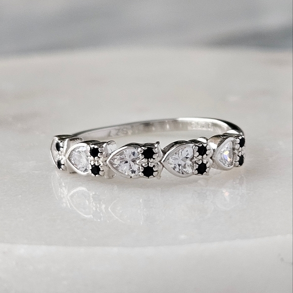 Owl band Ring, 925 Sterling Silver Charmed Aroma Size 7 - Picture 3 of 4